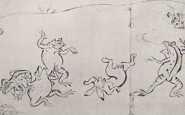 青蛙与兔子 吉卜力新作《鸟兽戏画》为32秒广告