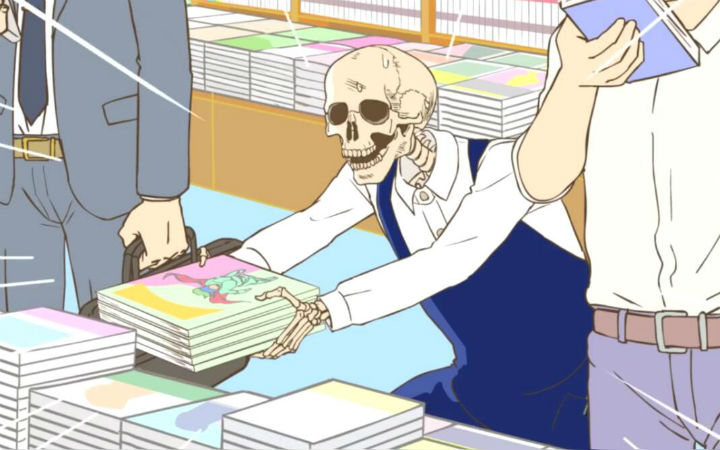 动画《书店里的骷髅店员本田》PV公开！10月7日开始放送