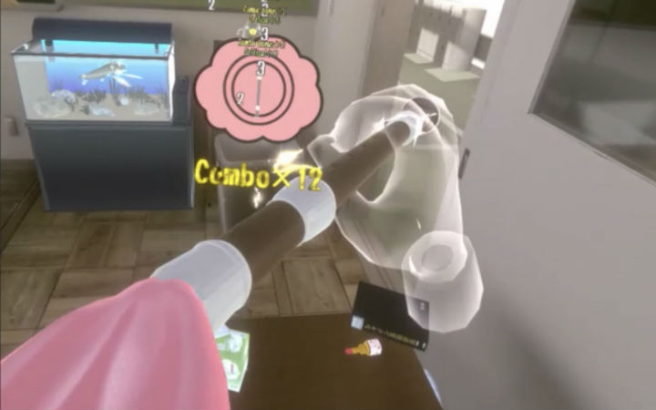 Steam上架舔女生物品的游戏《竖笛舔舔VR》