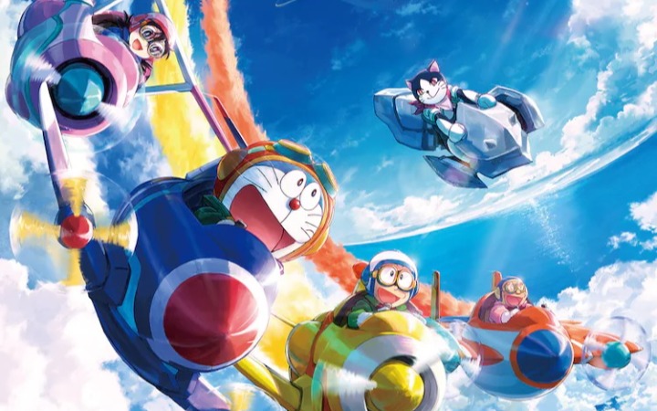 动画电影《哆啦A梦：大雄与天空的理想乡》公开预告片