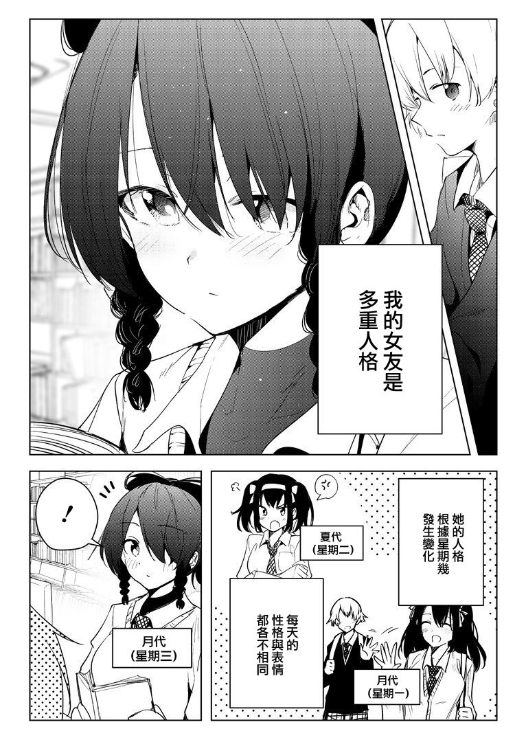 关于我女友每天都会切换人格这件事 第02话 关于我女友每天都会切换人格这件事漫画 动漫之家手机漫画