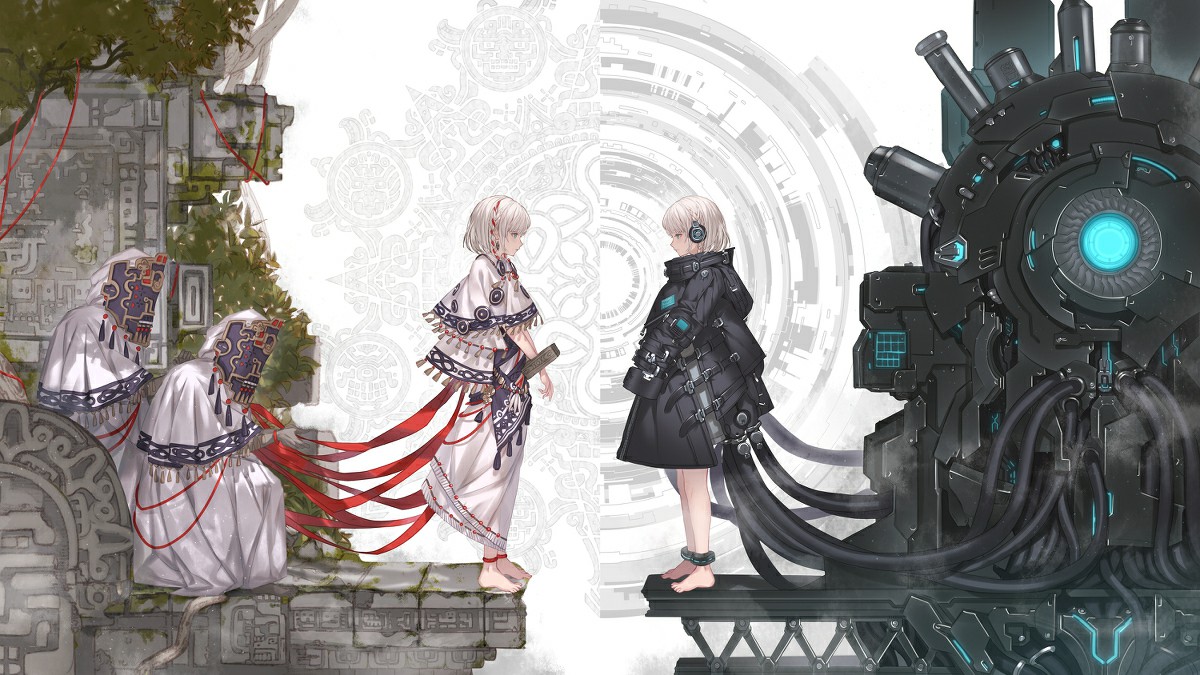 【动漫美图】P站美图推荐——白与黑特辑